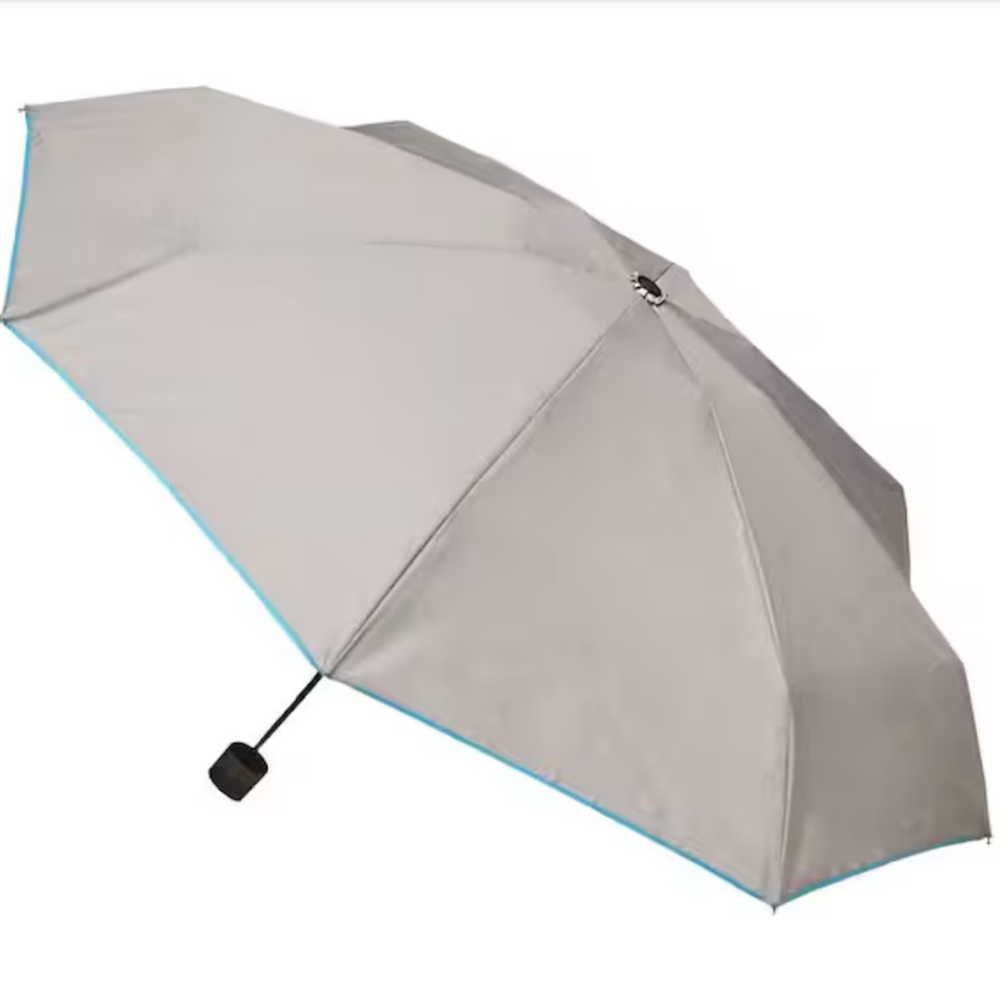 **Brand NEW** Rainbrella Color Trim X-Small Gray Manual Umbrella